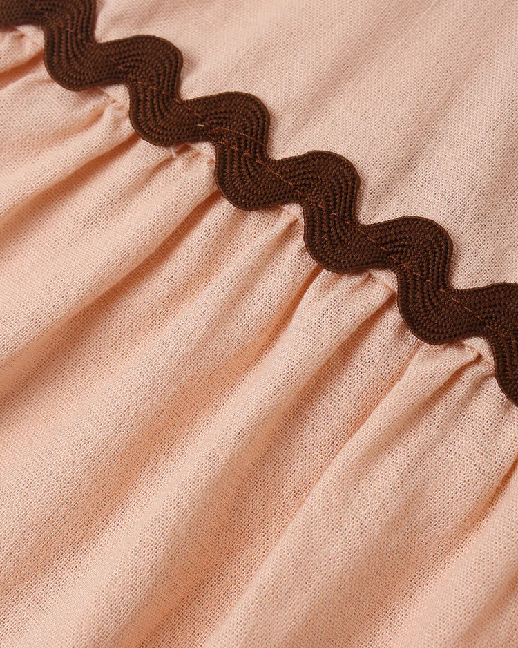 Rylee + Cru Ric Rac Set || Blush