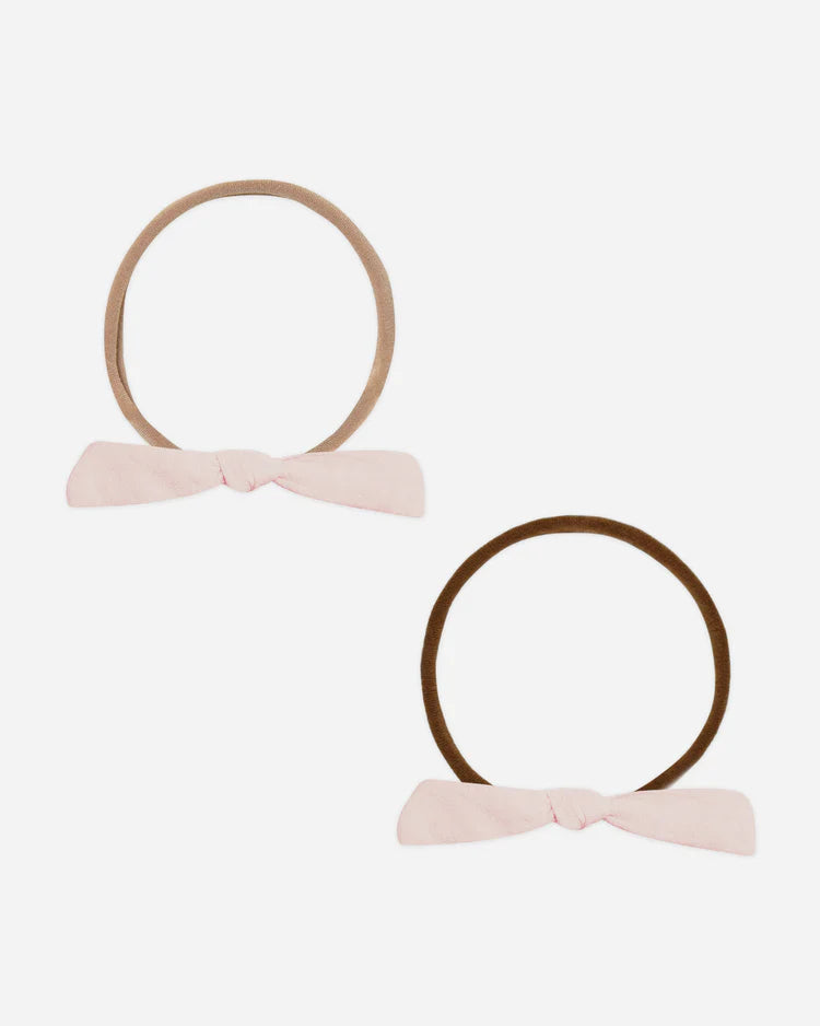 Rylee + Cru Little Knot Headband || Blush