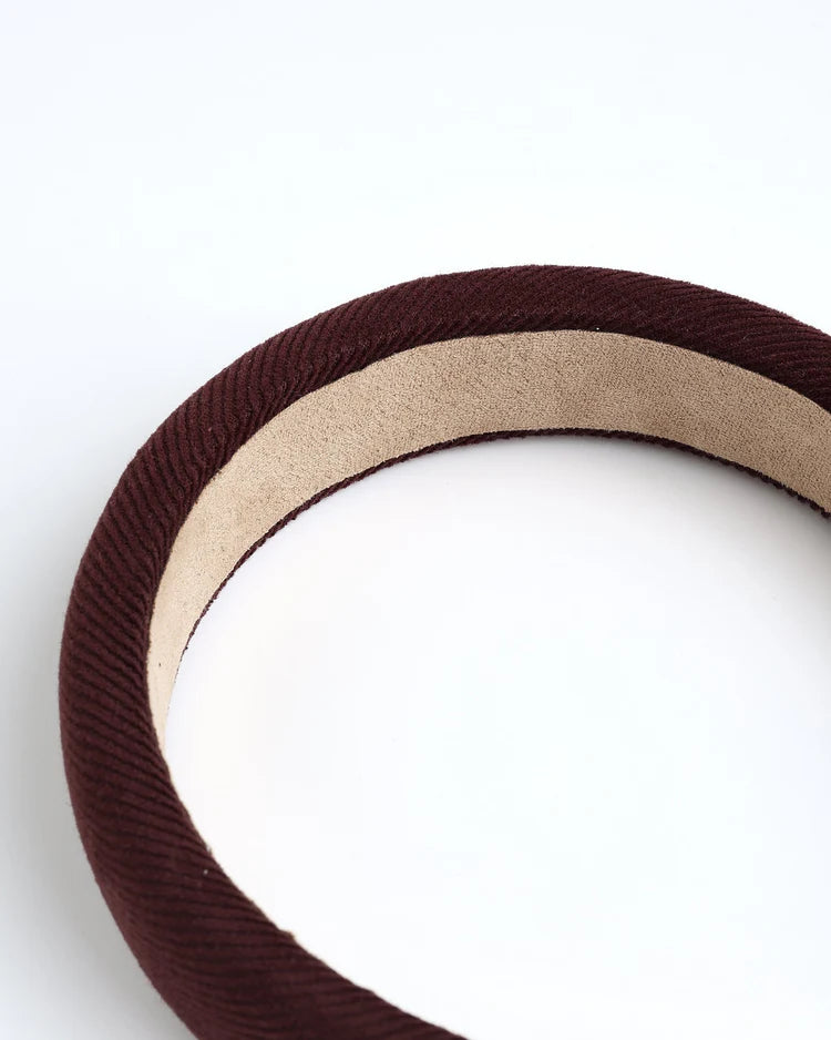 Rylee + Cru Padded Headband || Burgundy