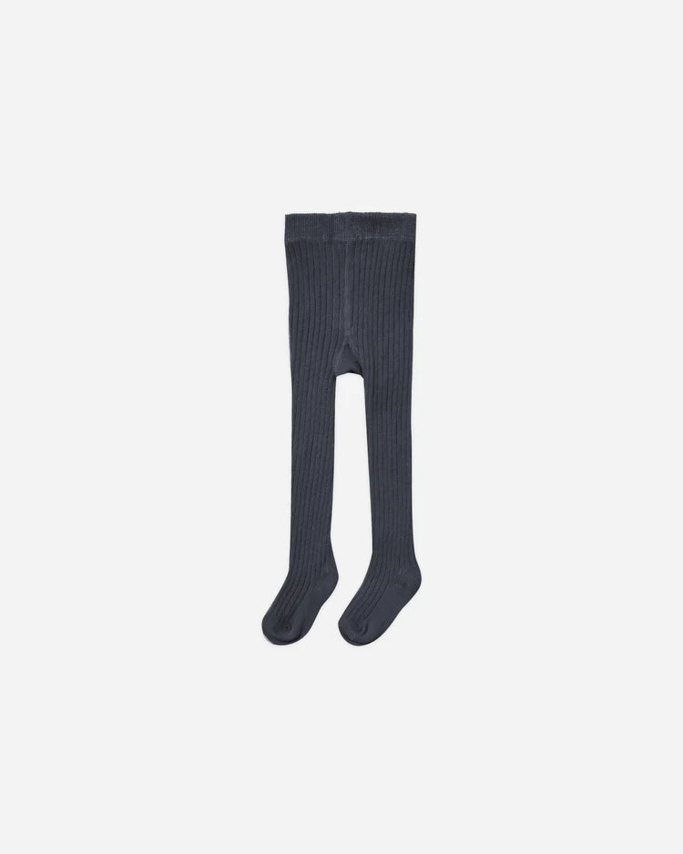Rylee + Cru Ribbed Tights || Navy