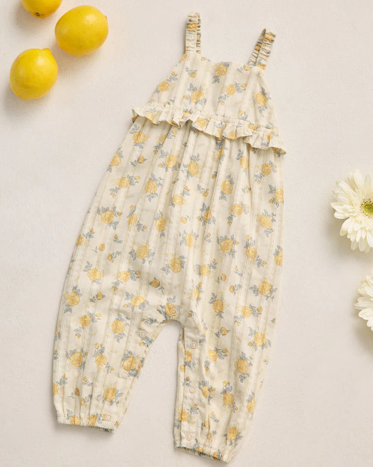 Rylee + Cru Kingsley Jumpsuit || Lemon Ditsy Flower