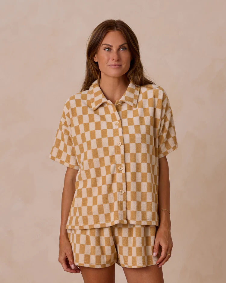 Rylee + Cru Terry Cover-Up Set || Marigold