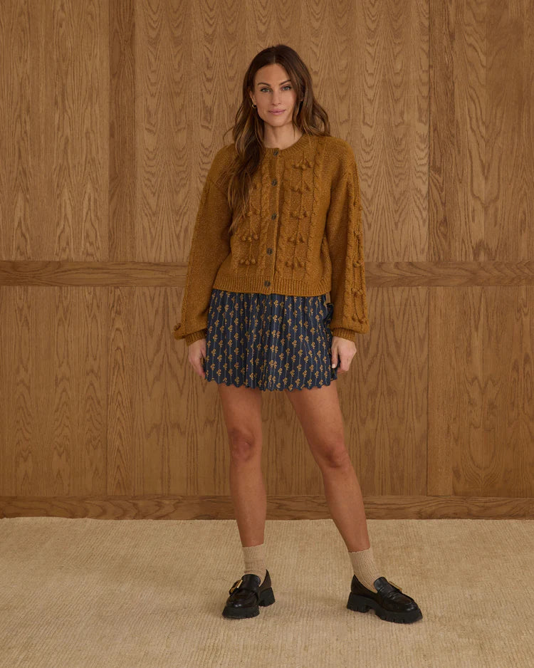 Rylee + Cru Bobble Cardigan || Golden