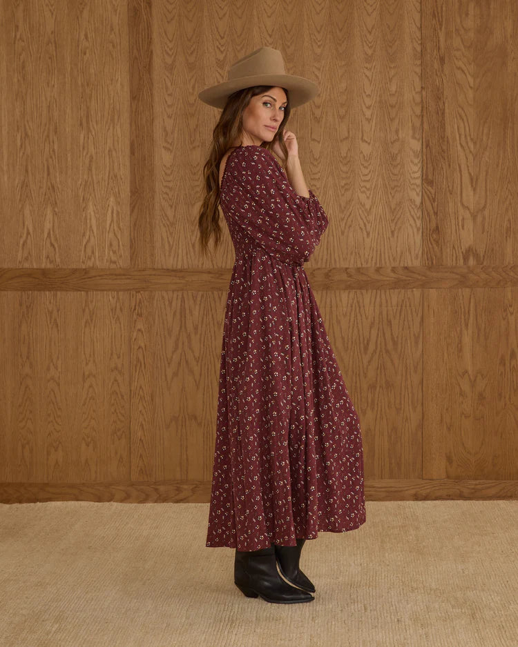 Rylee + Cru Della Dress || Harvest Berry