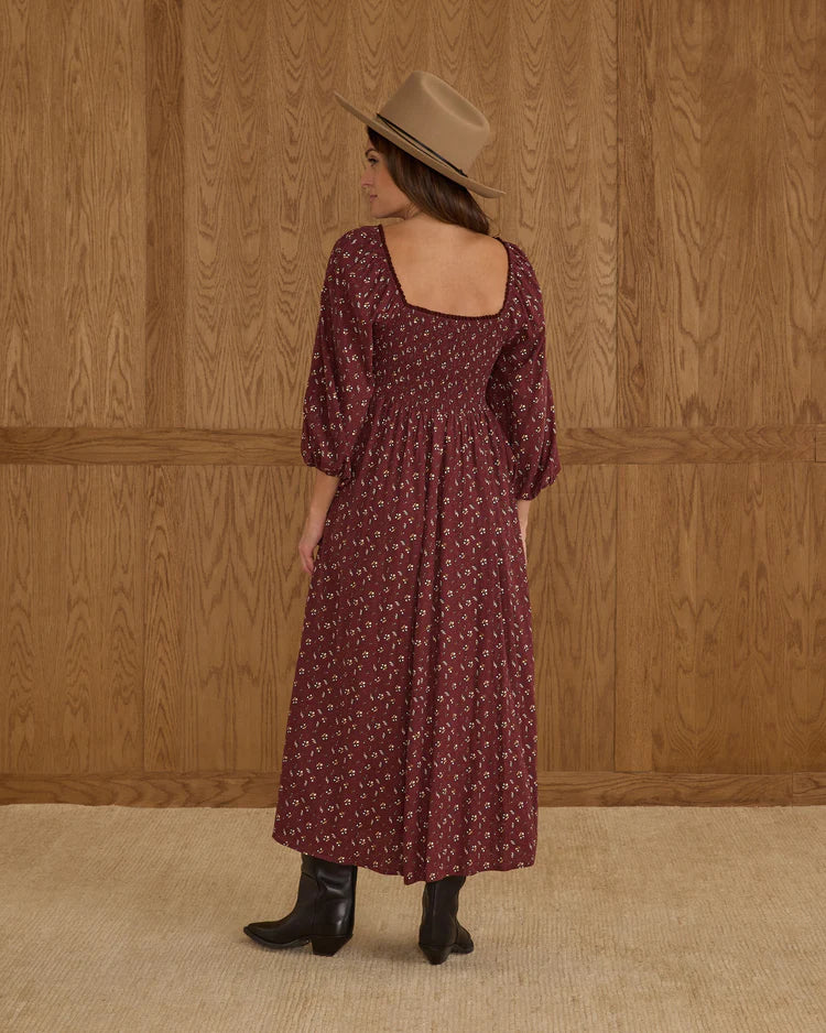 Rylee + Cru Della Dress || Harvest Berry