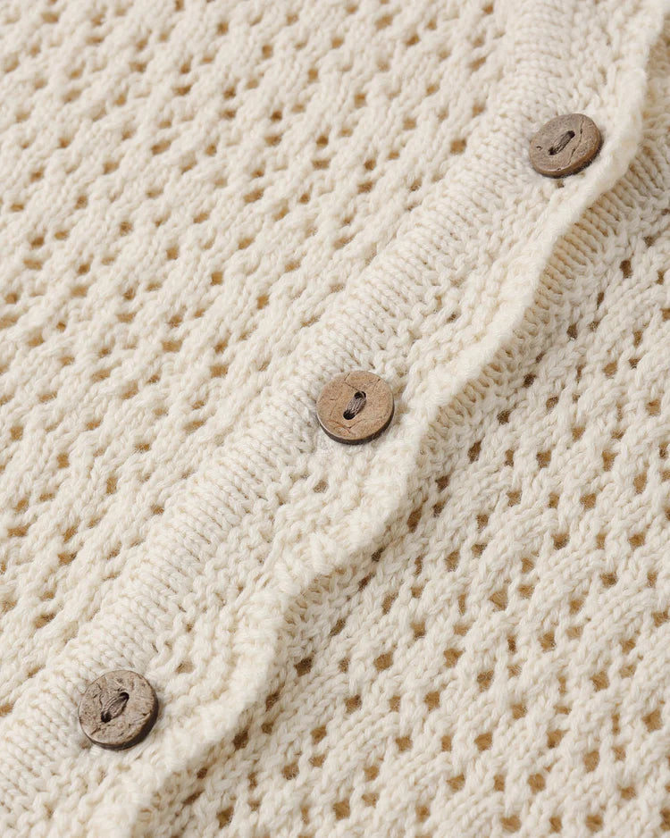 PRE-ORDER Rylee + Cru Women's Knit Vest || Natural
