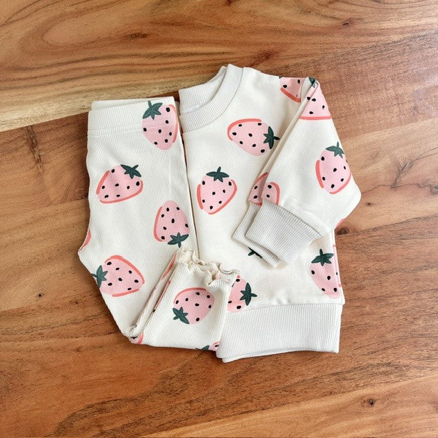 Little Luba Strawberry Legging Set