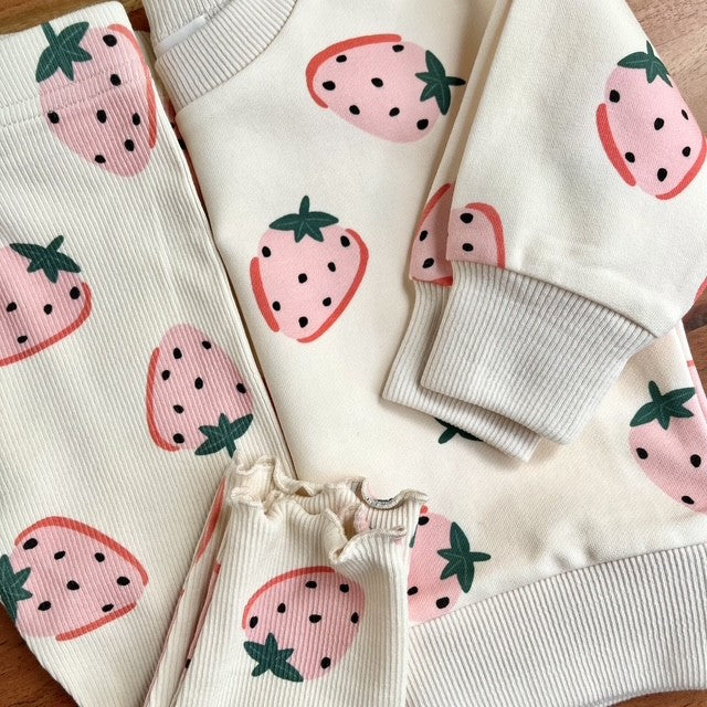 Little Luba Strawberry Legging Set