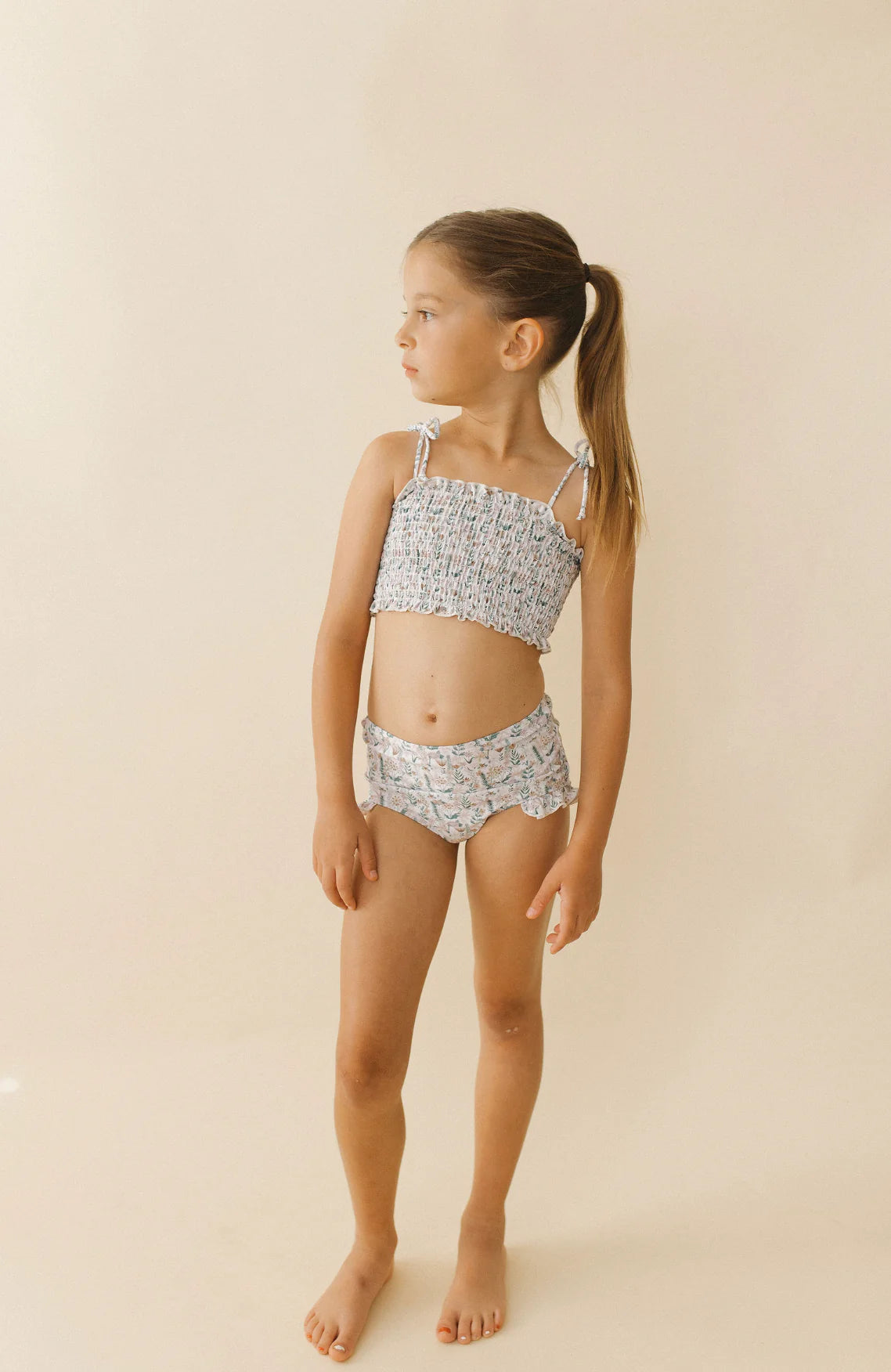 Current Tyed Girls Smocked Bikini || Zoey