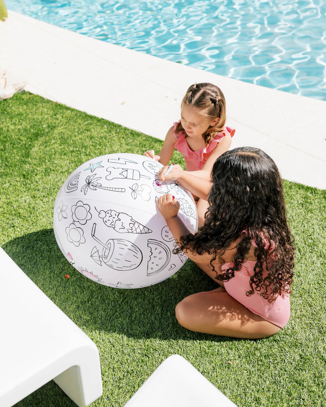 Cherry Pick Design Your Own Beach Ball Kit - Set of 2