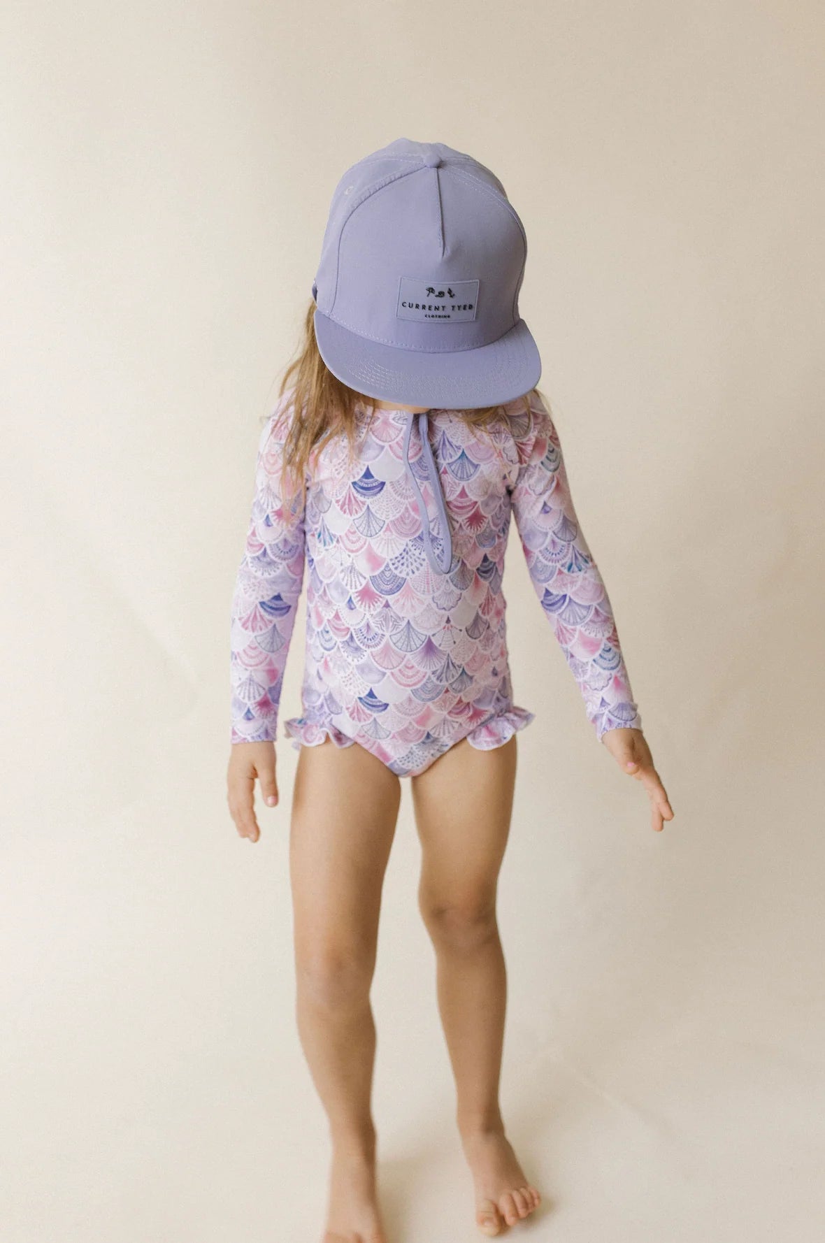 Current Tyed Classic Waterproof Snapback Hat || Purple