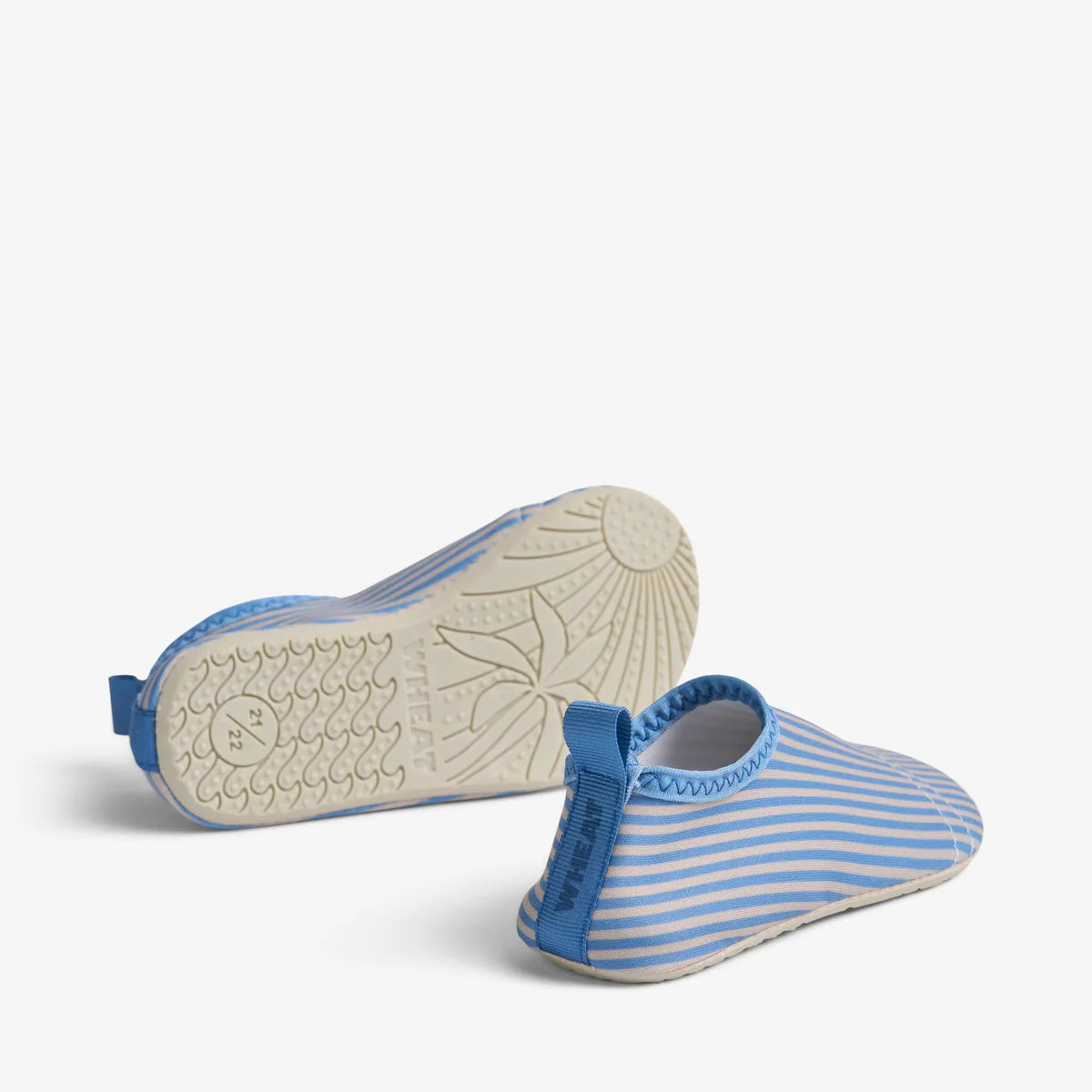 Wheat Kids Swimshoe Dolphin || Blue Swim Stripe