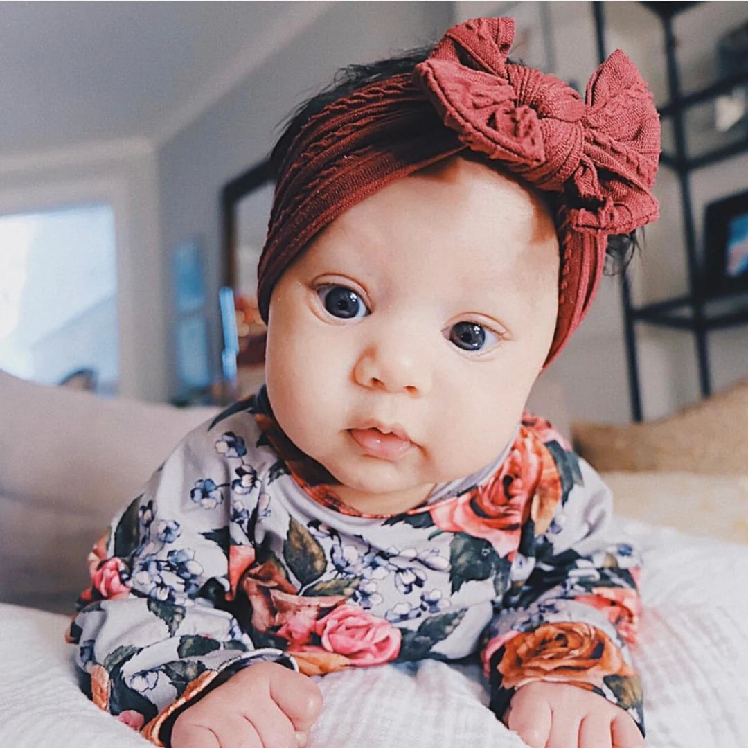 Little Luba Cable Knit Headwraps