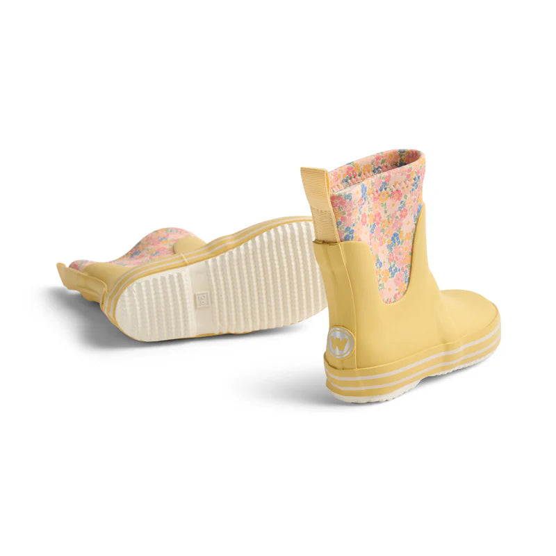 Wheat Kids Rubber Boot Mist || Multi Flowers