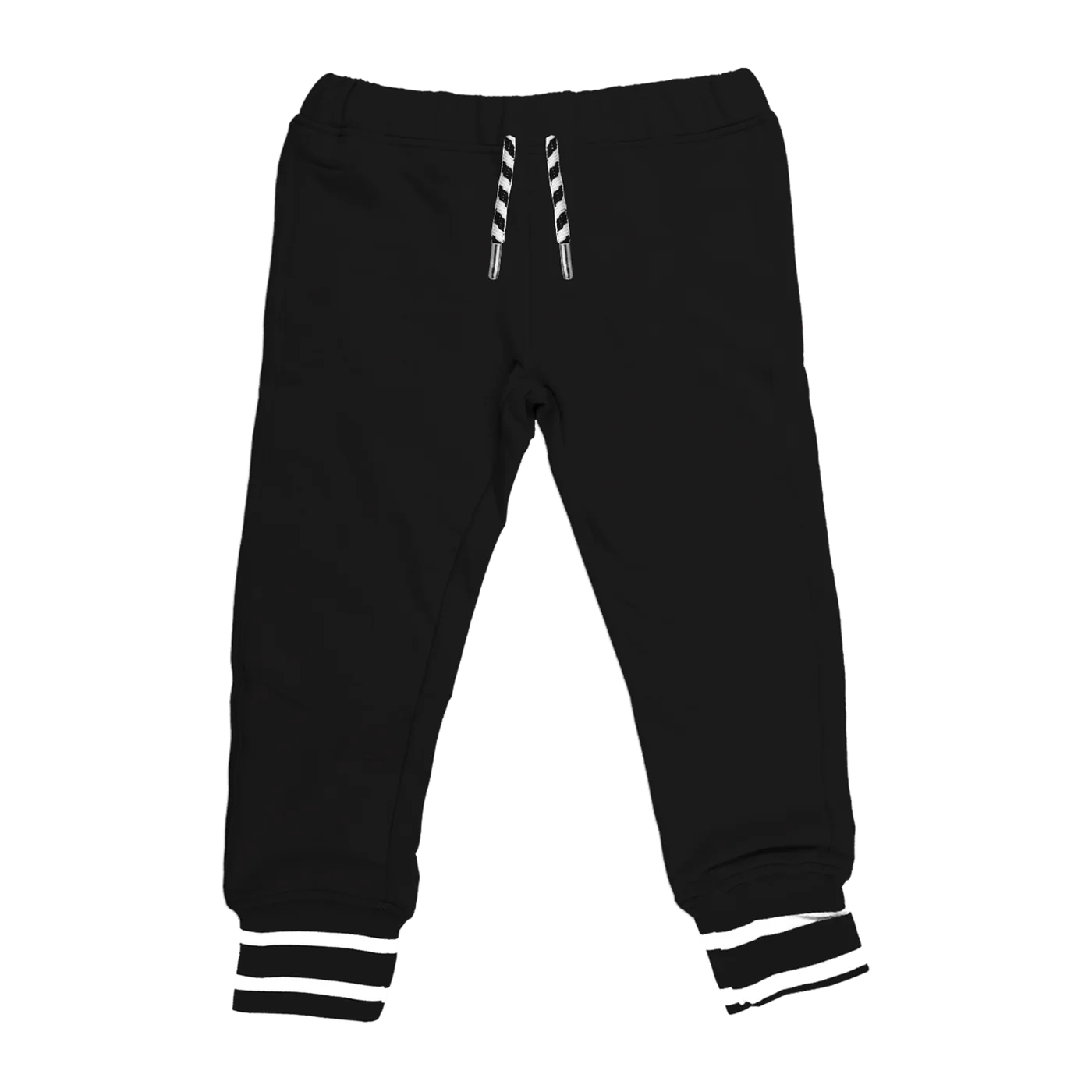 Whistle & Flute Bamboo Cuffed Jogger || Black