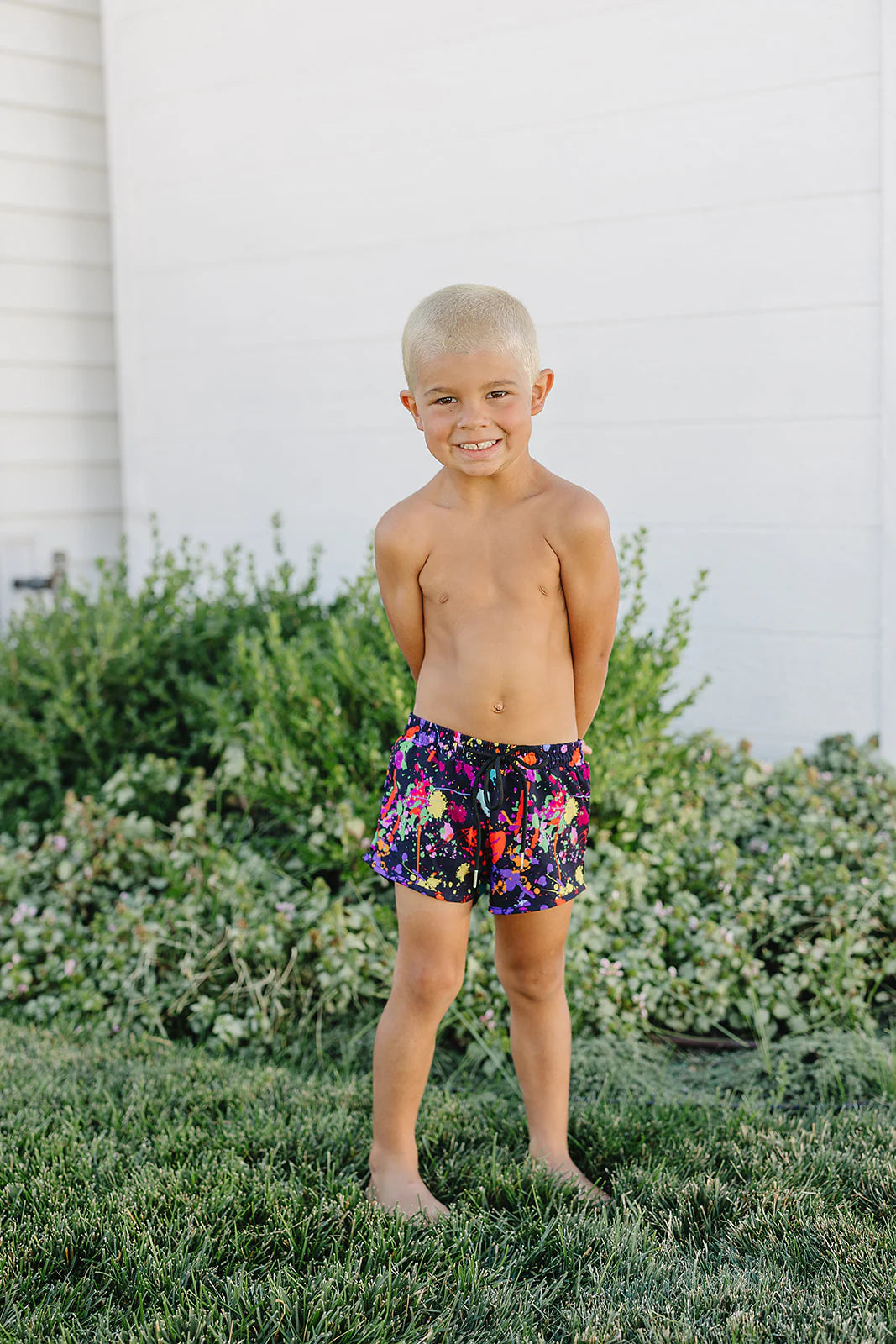 Current Tyed Swim Boardies || The Reign