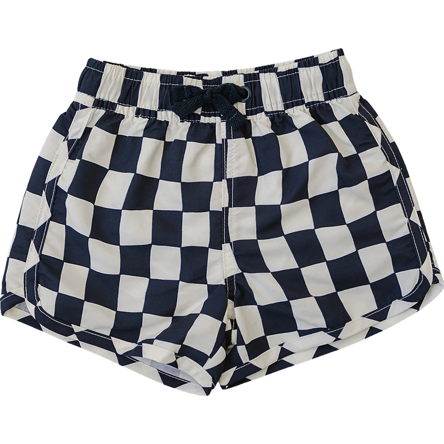 Mebie Baby Wavy Checkered Swim Shorts