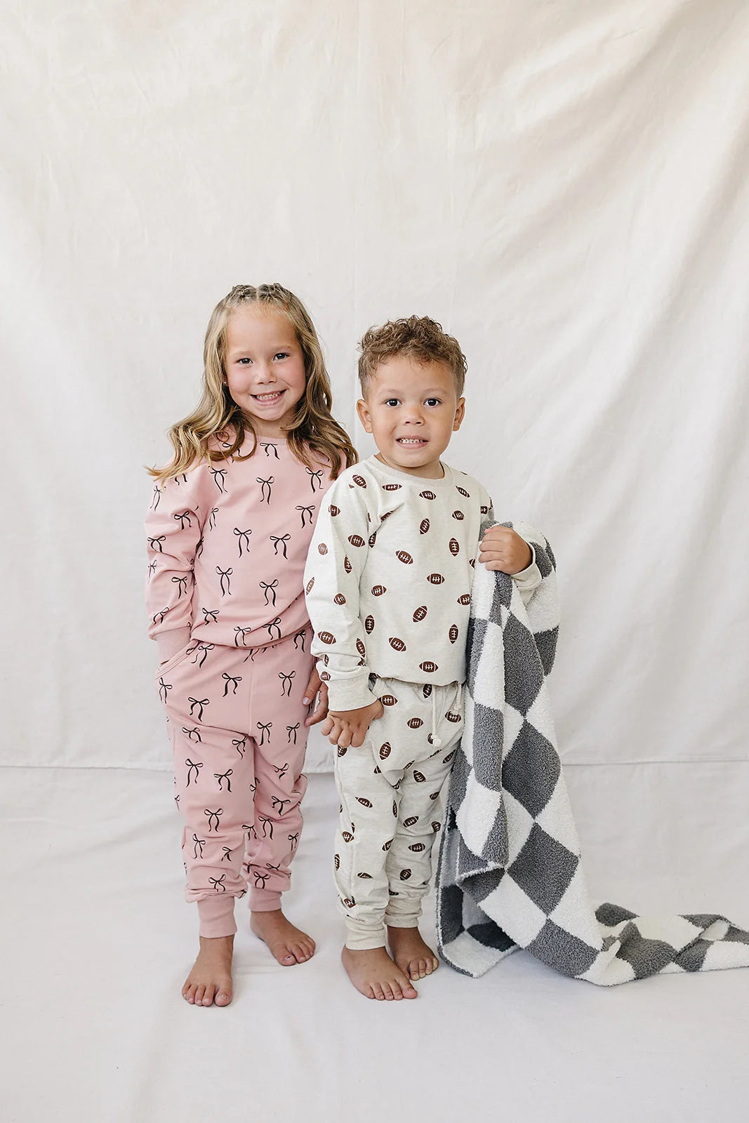 Mebie Baby Blush Bows French Terry Set