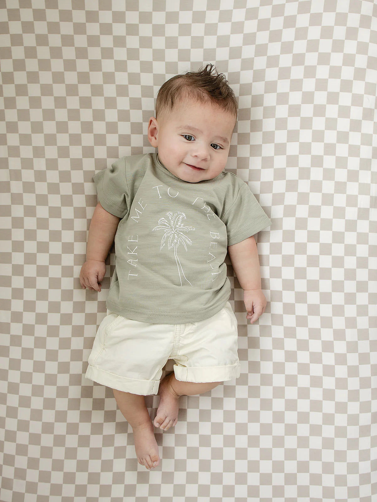 Mebie Baby Cream Chino Shorts