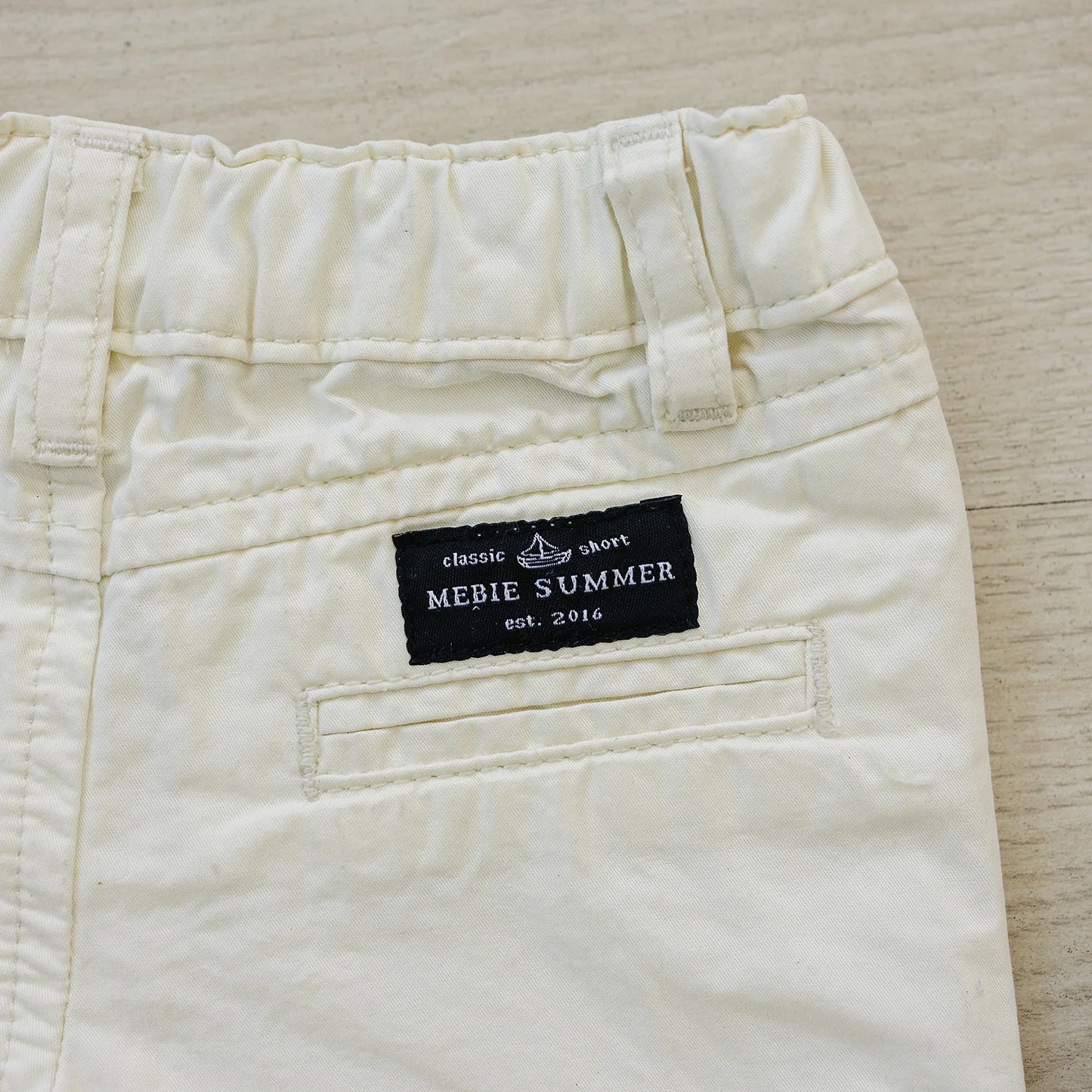 Mebie Baby Cream Chino Shorts