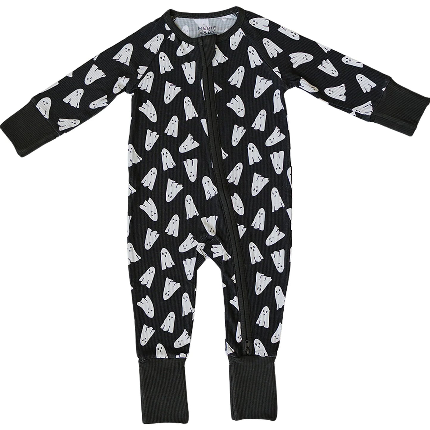 Mebie Baby Bamboo Zipper || Spooky