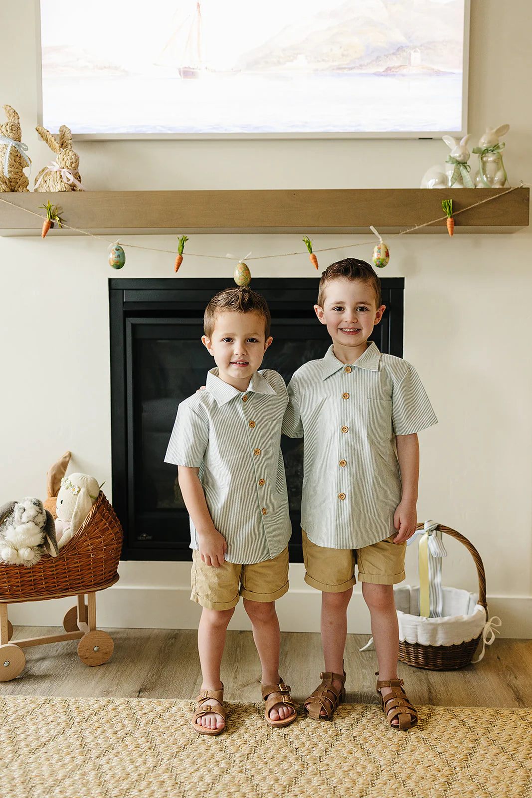 Mebie Baby Khaki Chino Shorts