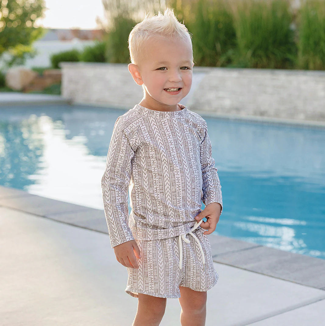 Current Tyed Swim Boardies || The Cash