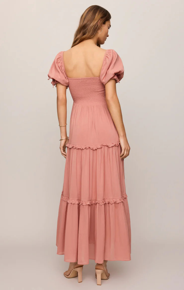 Z SUPPLY Eliora Smocked Maxi Dress