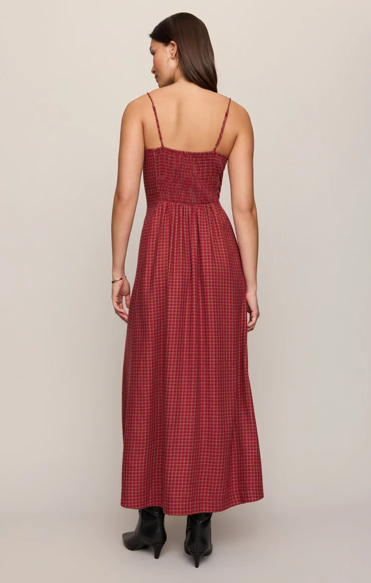 Z Supply Evermore Plaid Flannel Midi Dress