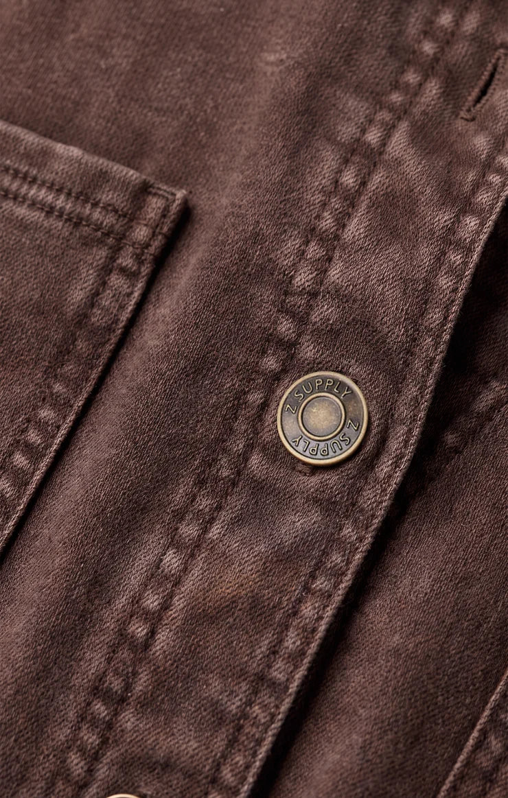 Z SUPPLY All Day Knit Jacket || Dark Chocolate