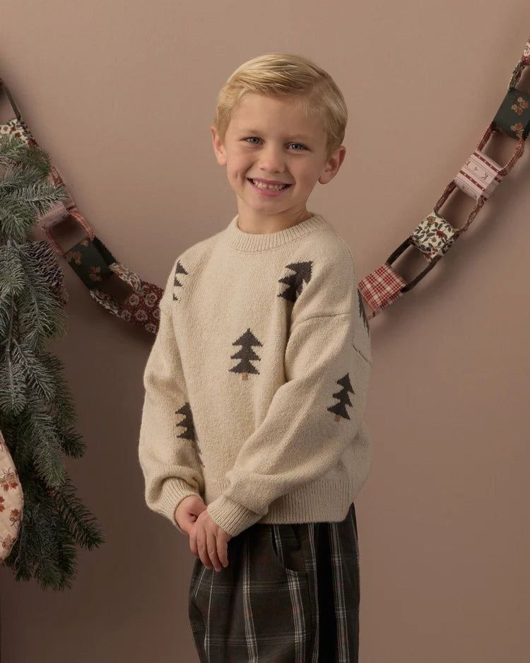 Rylee + Cru Aspen Sweater Tree Jacquard