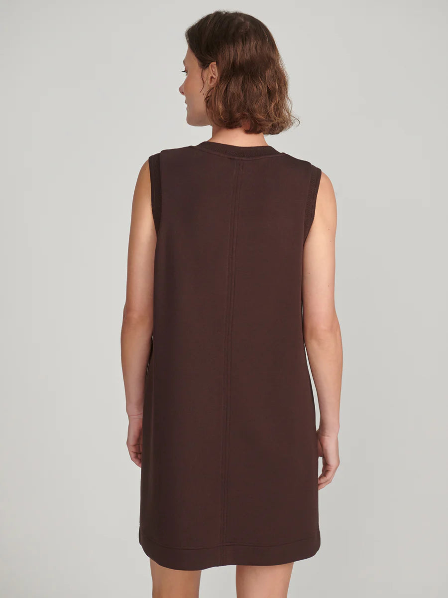 Varley Elba Tank Mini Dress || Coffee Bean