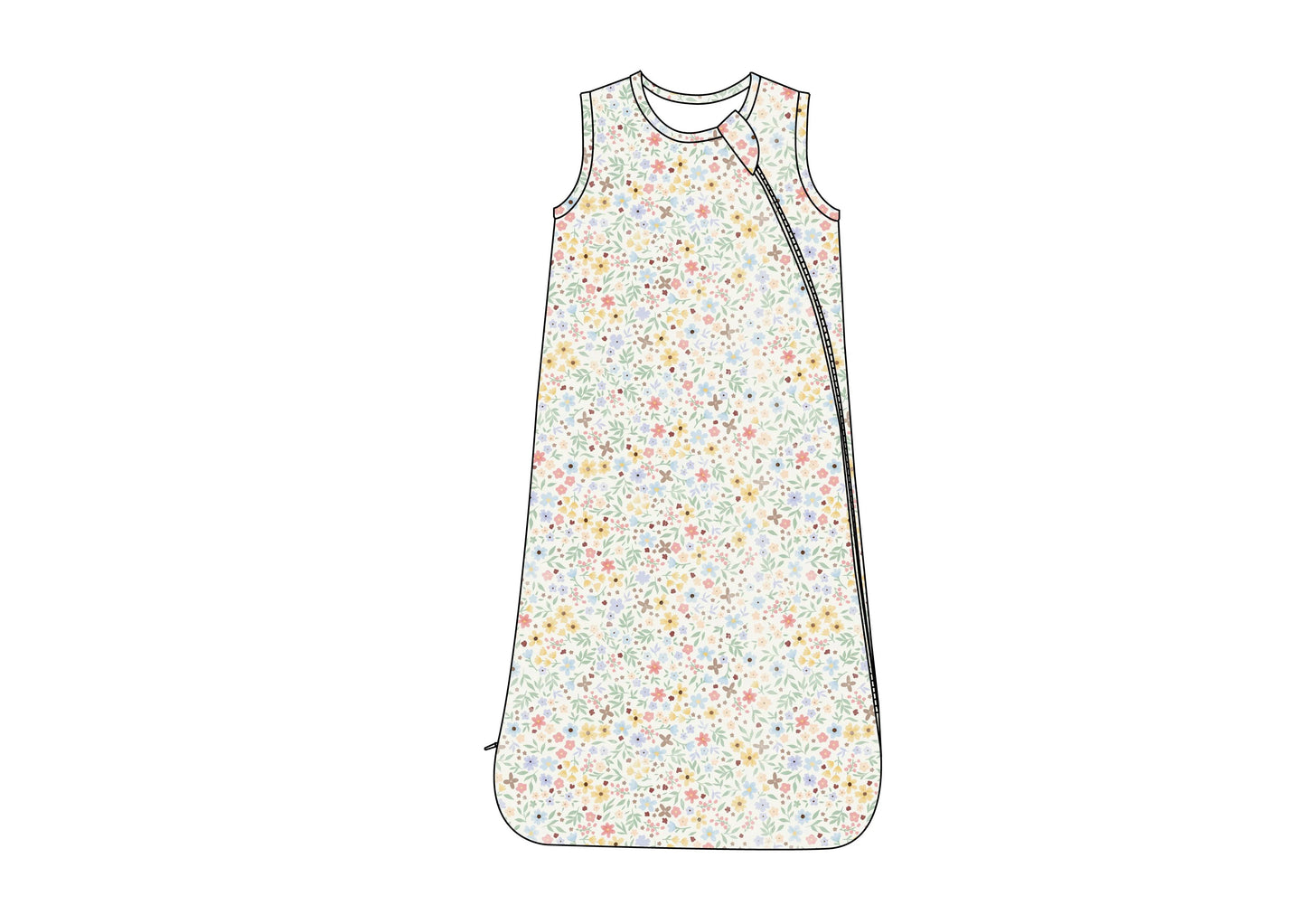 Roobear Bamboo Sleep Sack || Wildflower