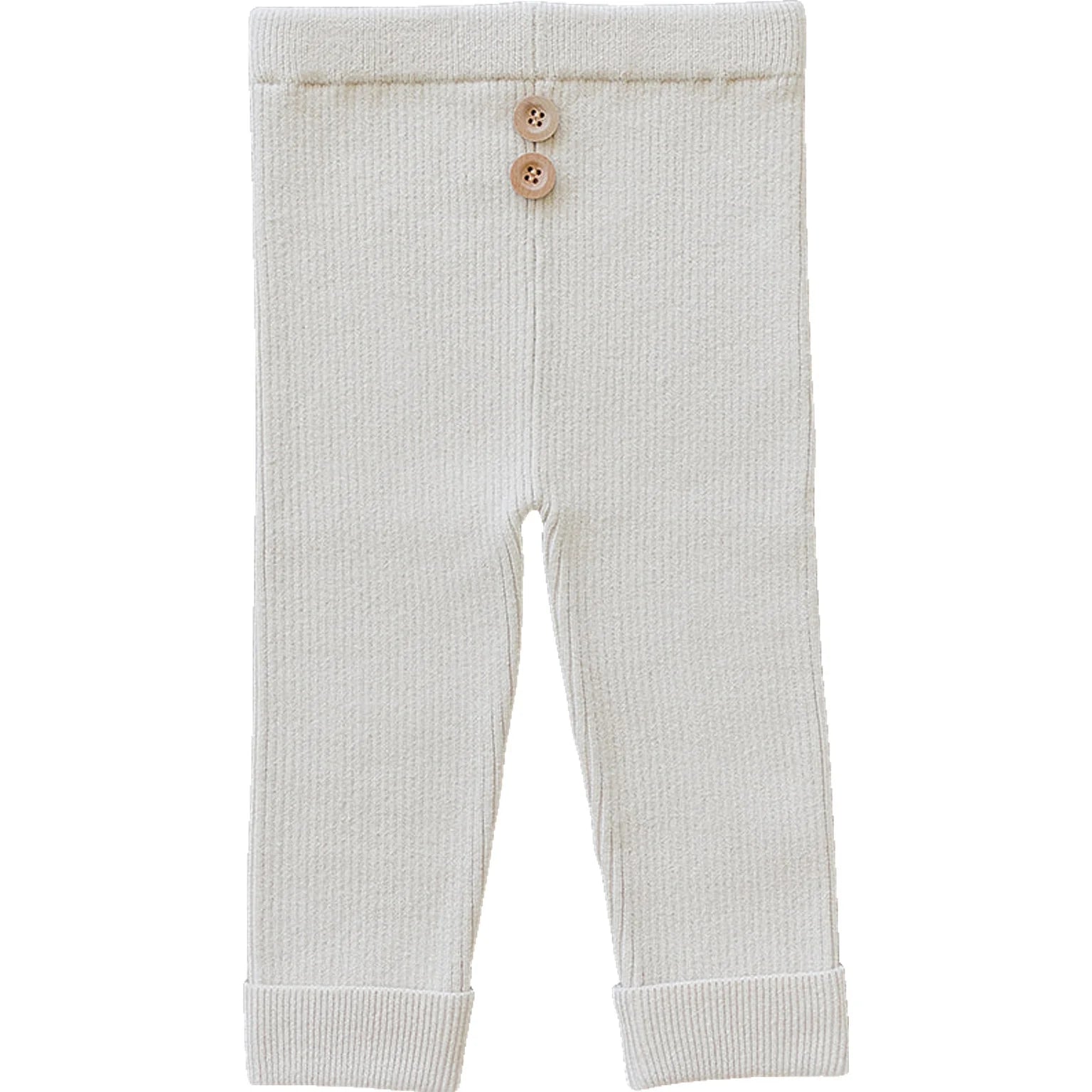 Mebie Baby Knit Leggings Cream