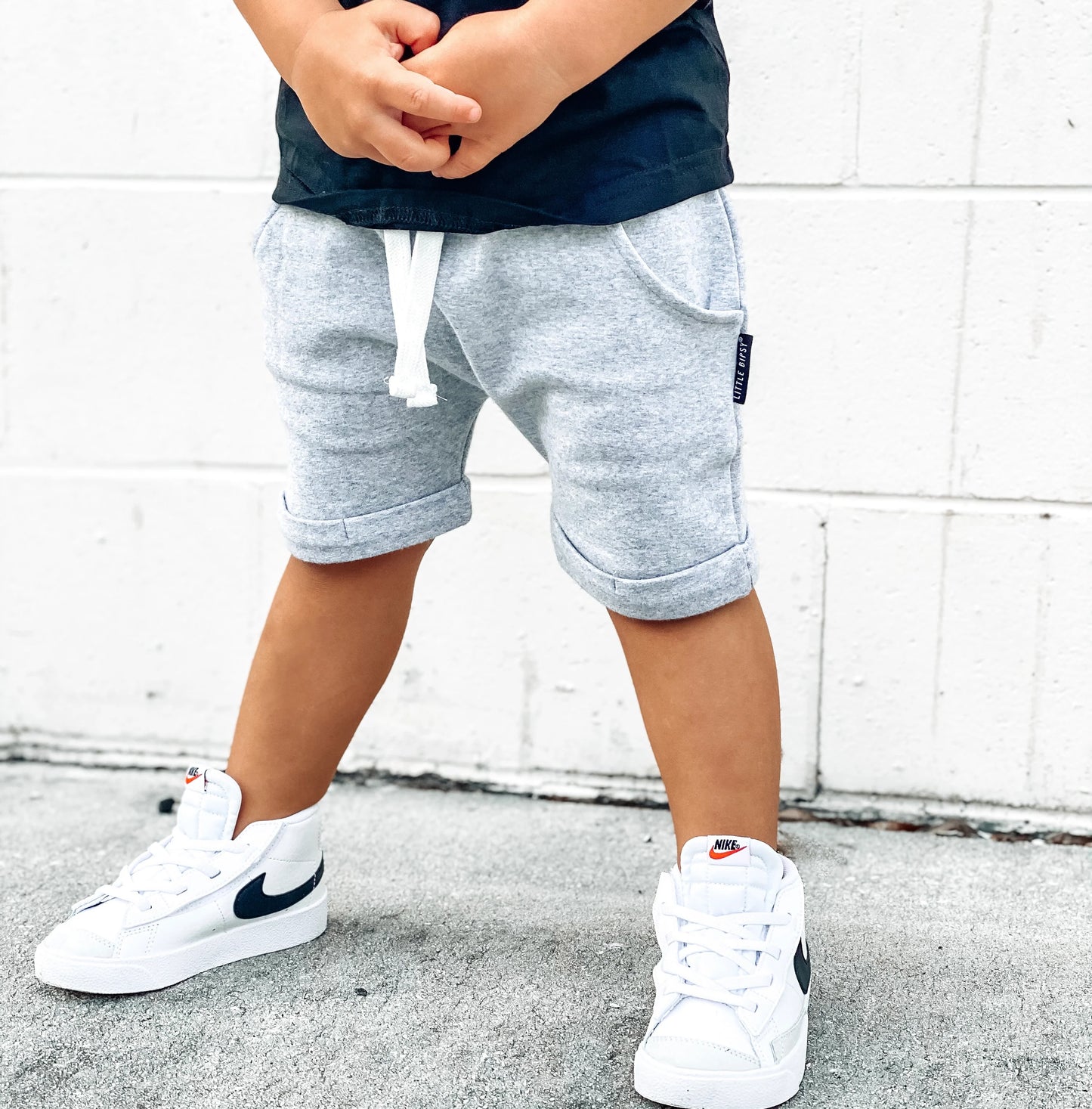 Little Bipsy Harem Shorts || Grey