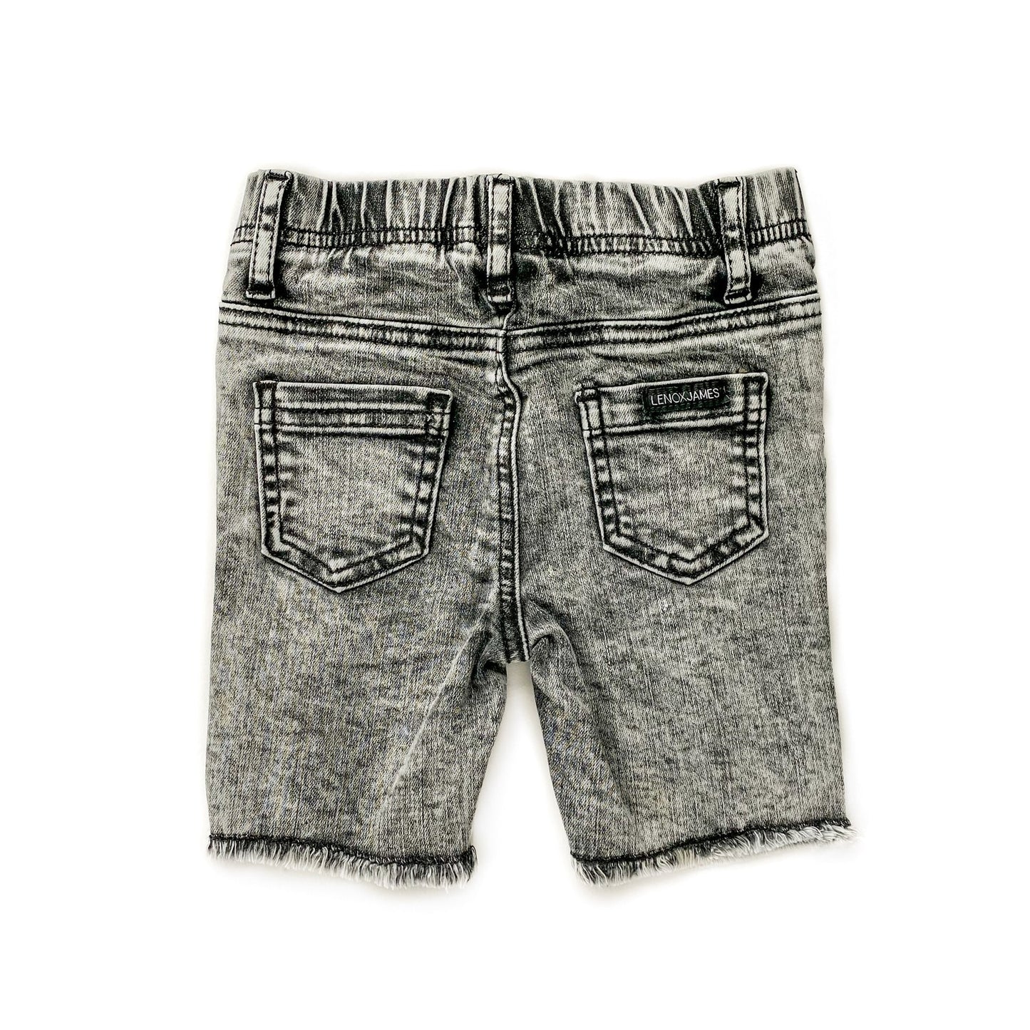 Lenox James Denim Shorts || Grey