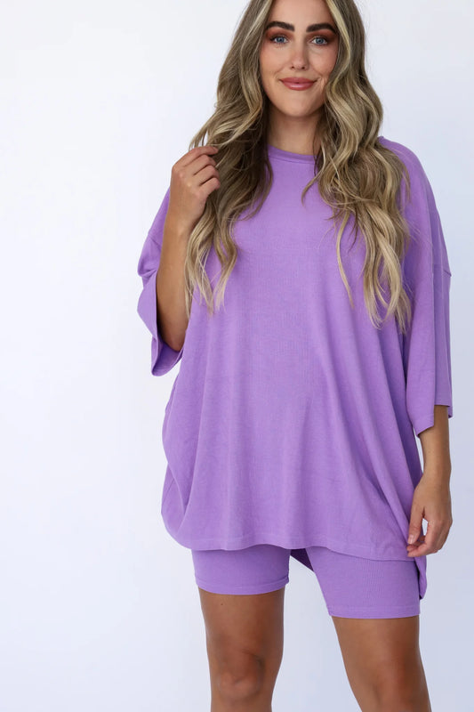 Foxy Kind All Weekend Long Set - Lilac