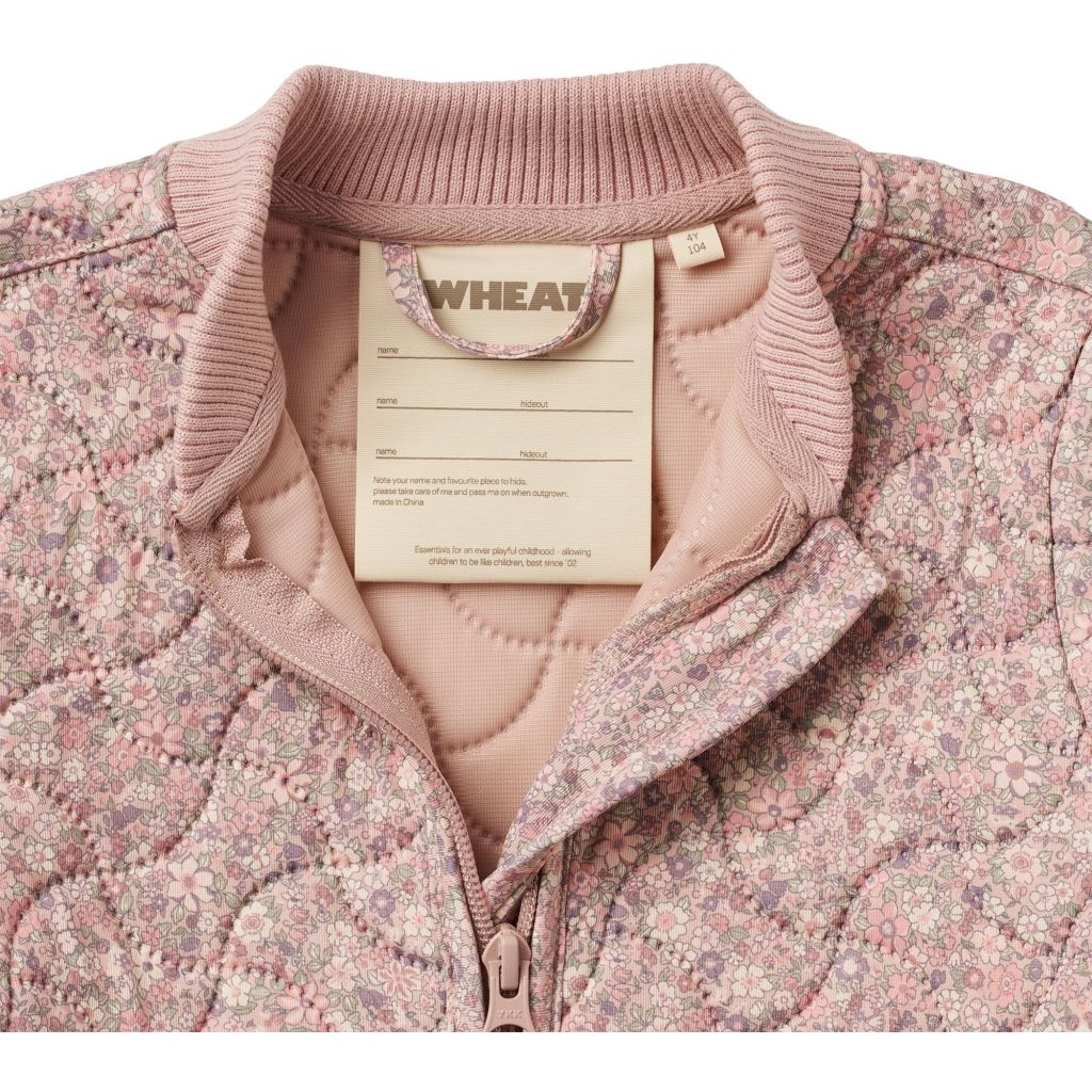 Wheat Kids Thermo Jacket Loui || Powder Flower Meadow