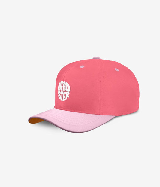 Headster Curved Brim Snapback || Coral Love