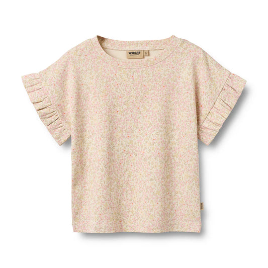 Wheat Kids T-Shirt Ally || Coral Flowers