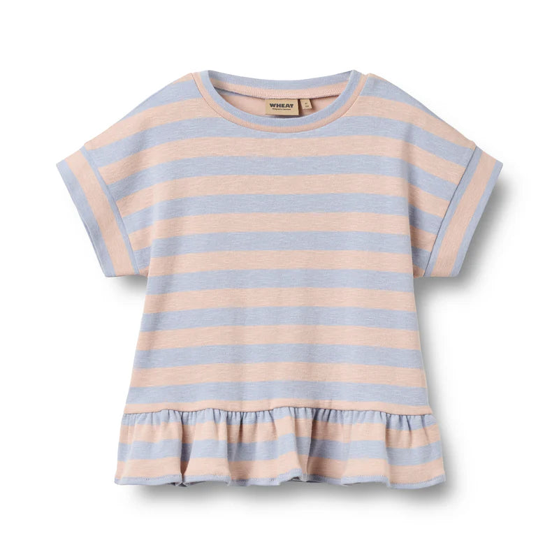 Wheat Kids T-Shirt Marie || Powder Stripe