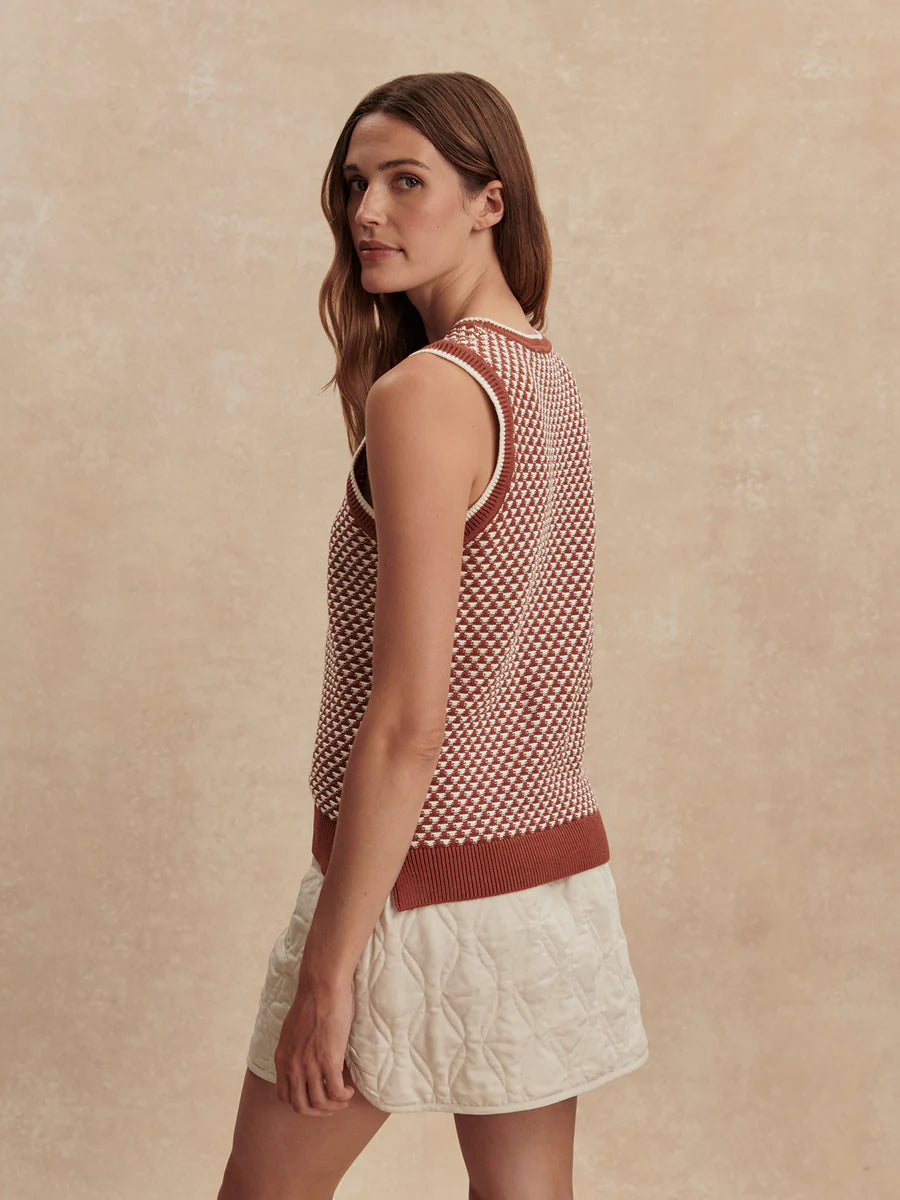 Varley Stitch Knit Tank || Maple