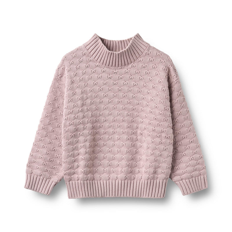 Wheat Kids Chunky Knit Pullover Abby || Soft Lilac