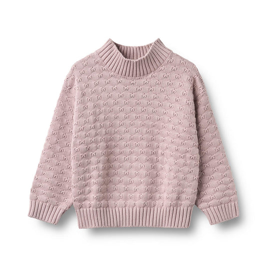 Wheat Kids Chunky Knit Pullover Abby || Soft Lilac
