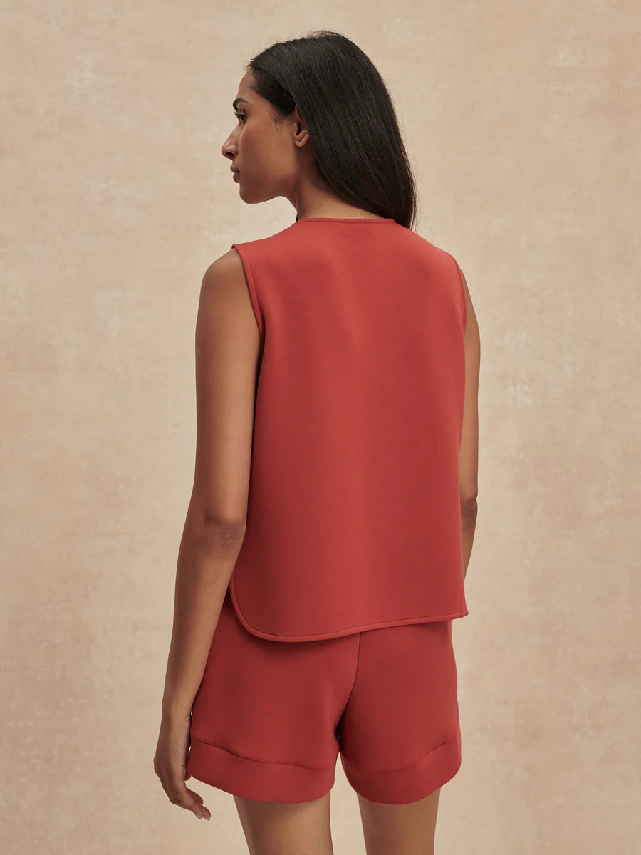 Varley Josie Button Through Tank || Bossa Nova