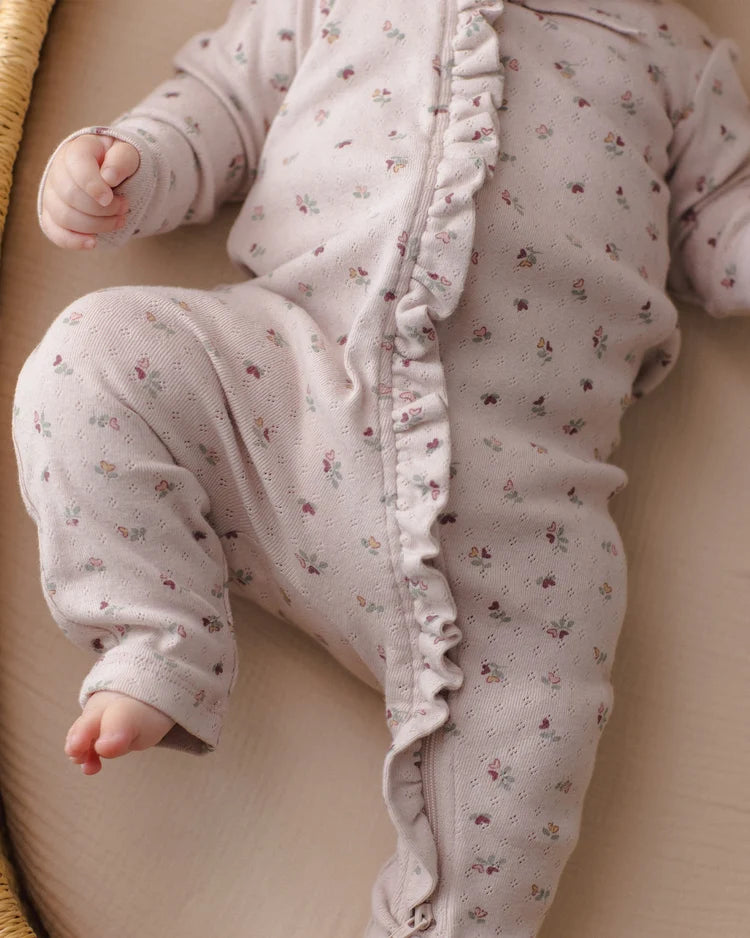 Quincy Mae Ruffle Jumpsuit || Heart Ditsy