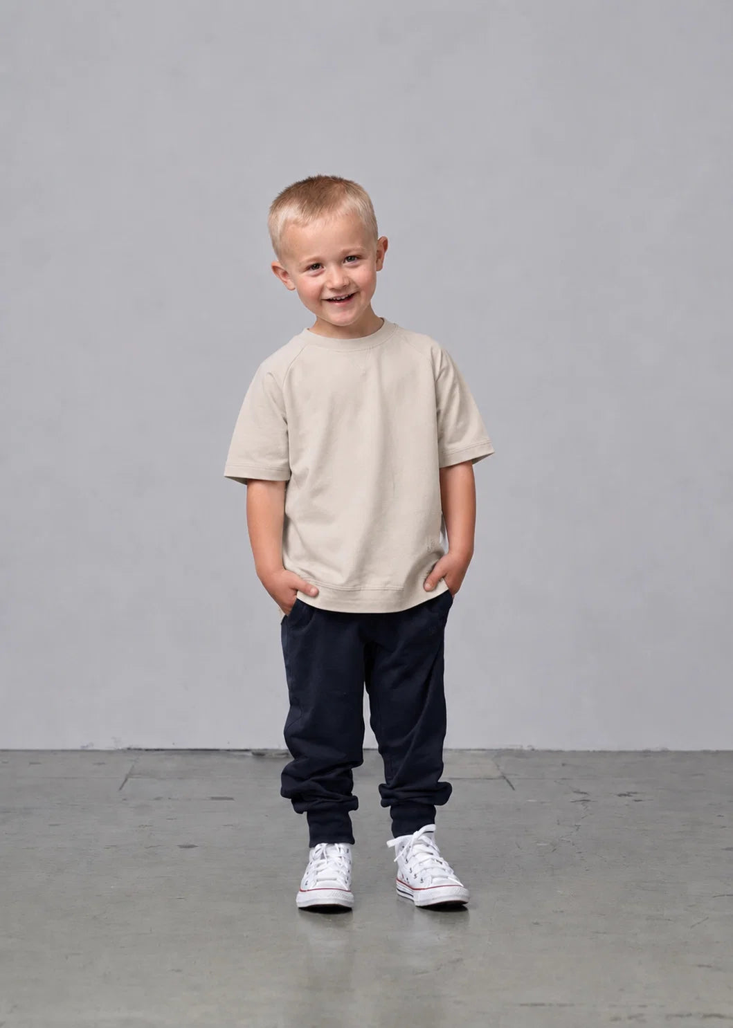 PRE-ORDER Little Bipsy Bamboo Tee || Cream