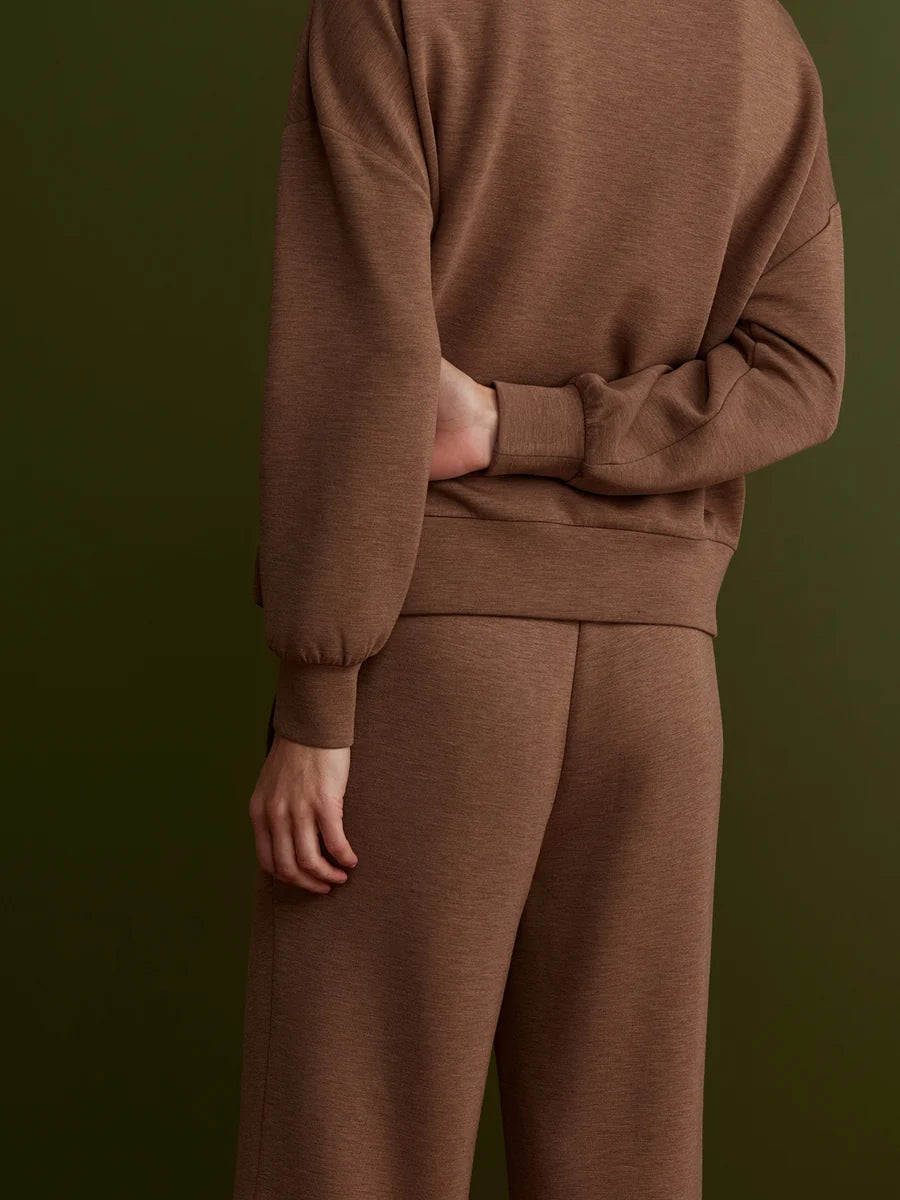 Varley Wide Leg Pant 30 || Golden Bronze Marl