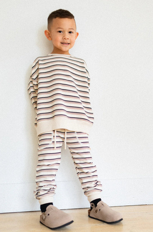 Jax & Lennon Kids Terry Lounge Pants || Milk & Honey