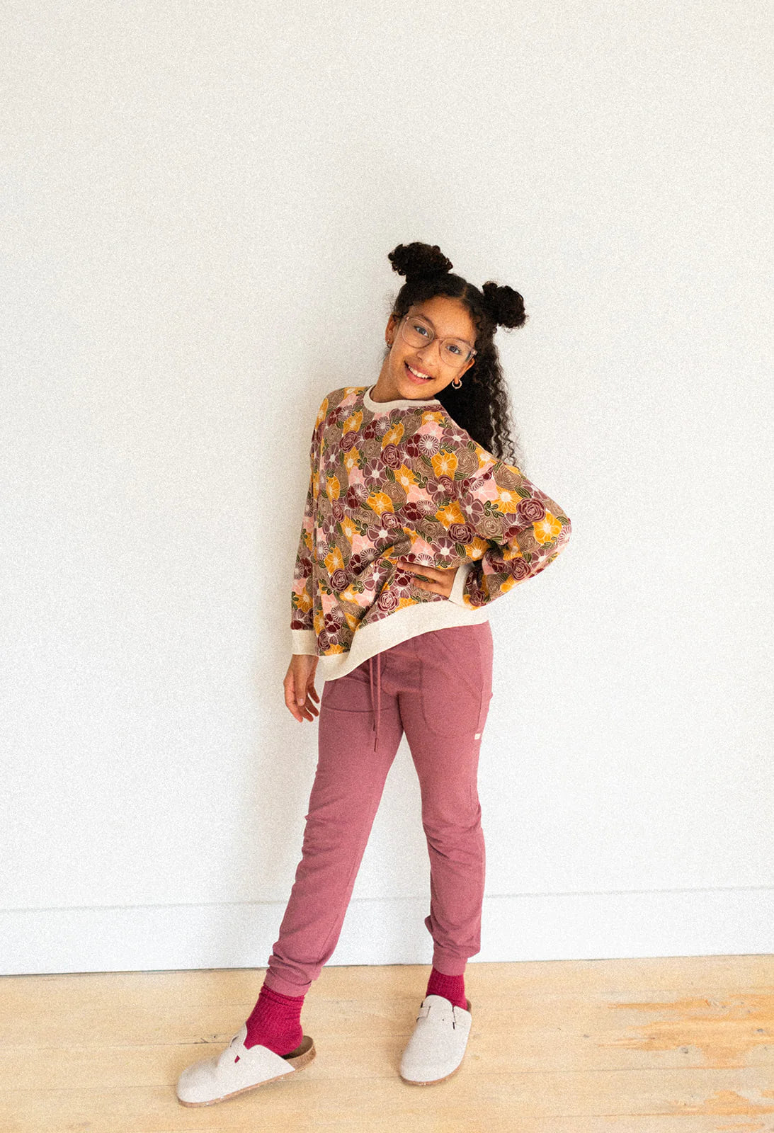 Jax & Lennon Youth Terry Lounge Pants || Dusty Fig